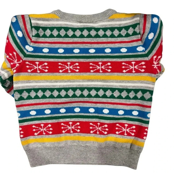 Disney Mickey Mouse Christmas Multi Color Toddler Sweater Size 12-18 Months - Picture 2 of 7